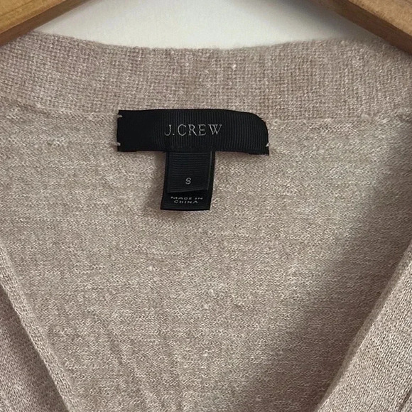 J.Crew Marino Wool and Linen blend Vneck Sweater size Small - Picture 5 of 7